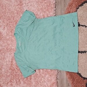 Teal dri fit shirt